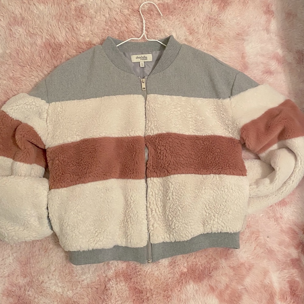Fluffy winter coat